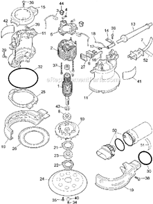 Part Location Diagram of A27275 DeWALT WARNING LABEL
